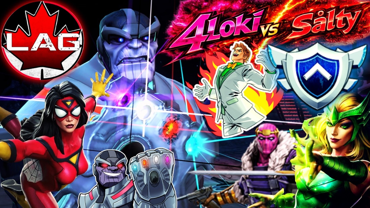 Безумная война: Локи против Солти! Бессмертный Танос и ослабленная Женщина-паук! Война 56-го сезо...