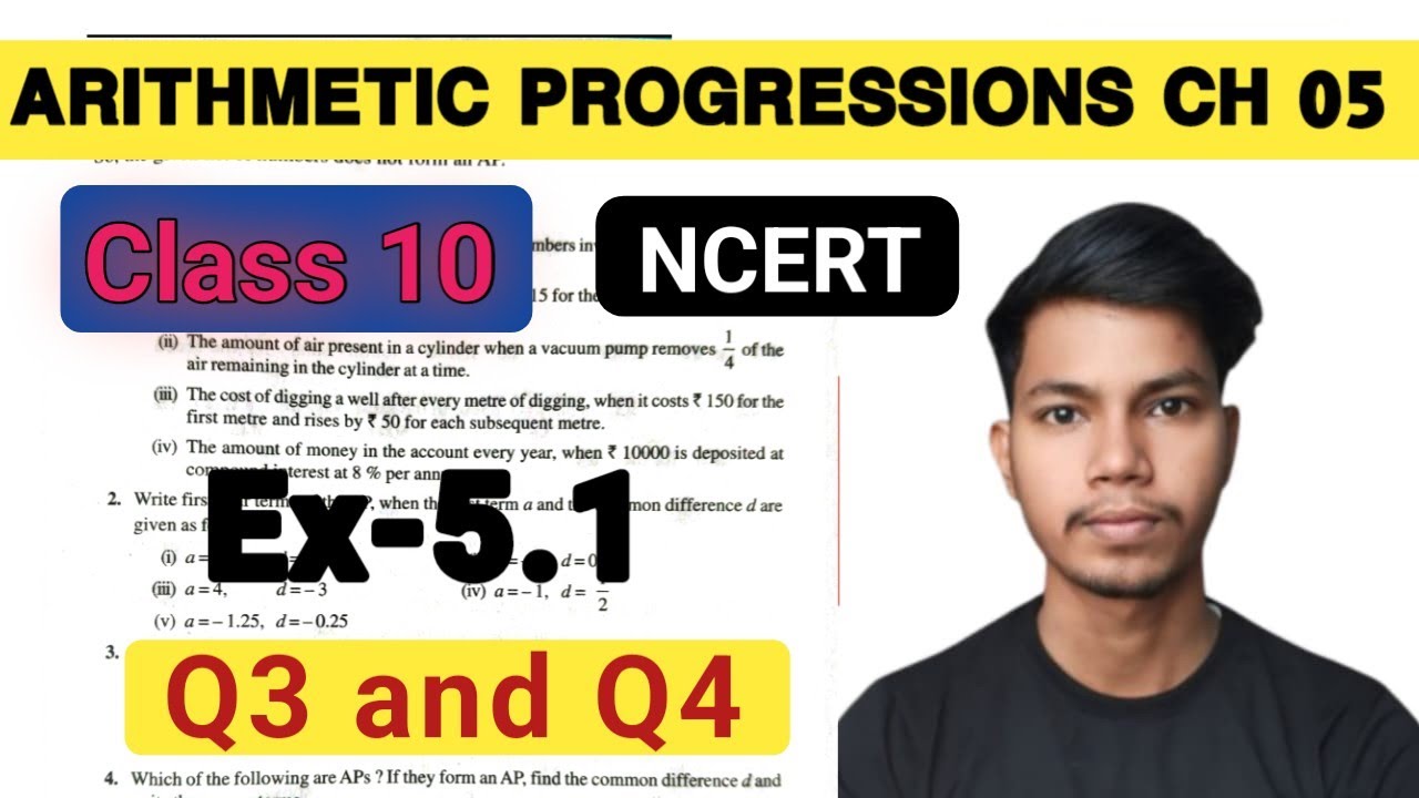 Arithmetic Progression Class 10 Ncert Solutions | Ex - 5.1 Q4 solutions ...