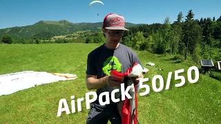 How to pack your glider in the AirDesign AirPack 50/50 bag