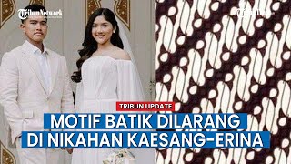 Mengulik Parang, Motif Batik yang Tak Boleh Dipakai Tamu Undangan di Pernikahan Kaesang-Erina