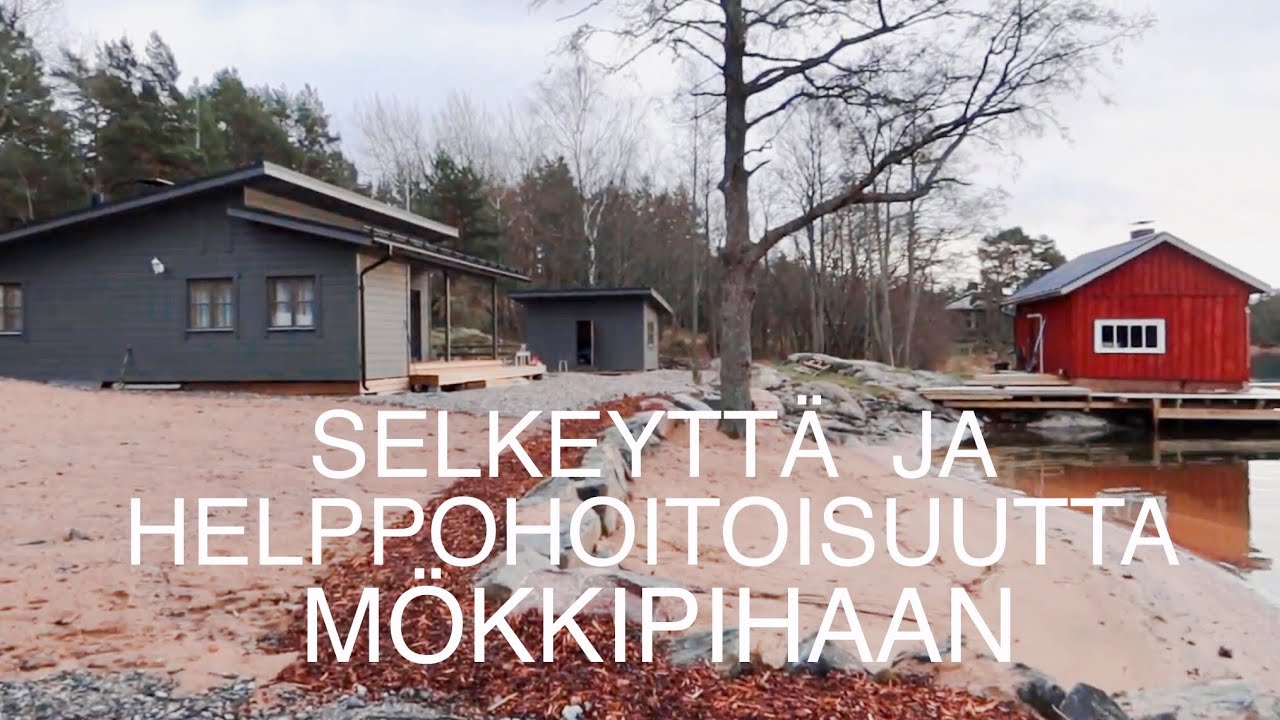 Mökkipihan remontti #1: helppohoitoisuutta ja selkeyttä mökkirantaan @KRANTTUTANTTU
