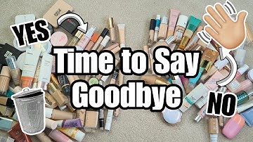 REVIEW & DECLUTTER OF *EVERY* FACE PRODUCT I OWN