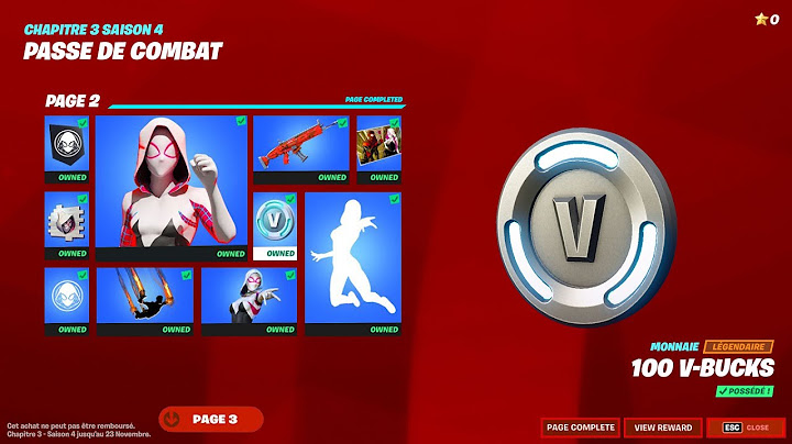 tous les skins du PASSE DE COMBAT (saison 4)