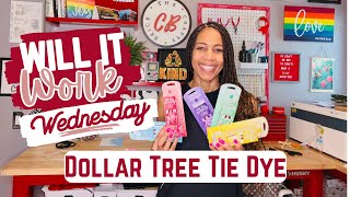 Custom Tie Dye Beach Towel With Dollar Tree Items