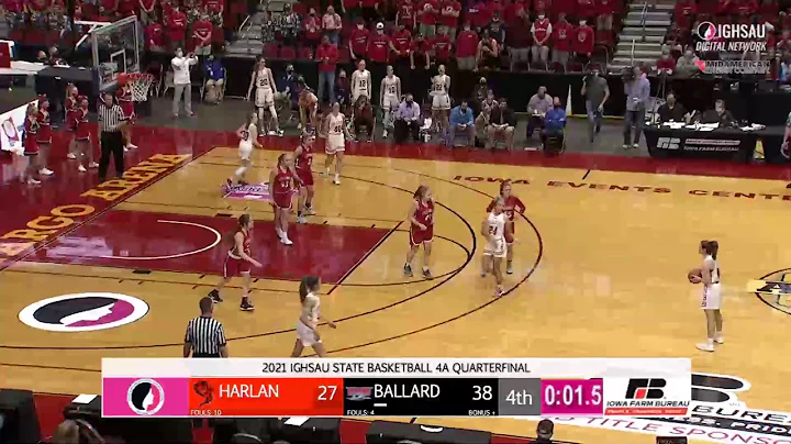 2021 IGHSAU State Basketball 4A Quarterfinal: Ball...