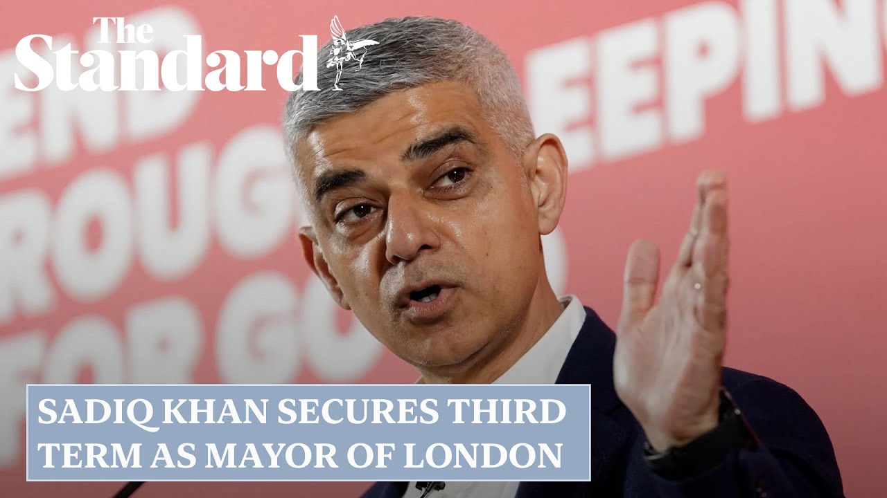 Sadiq Khan wins historic third term in City Hall as he defeats Tory challenger Susan Hall