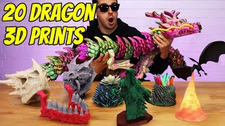 Top 20 Dragon 3D Prints - EPIC Collection