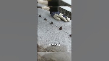 Ancient Rock Splitting Trick Still Works! 🤯