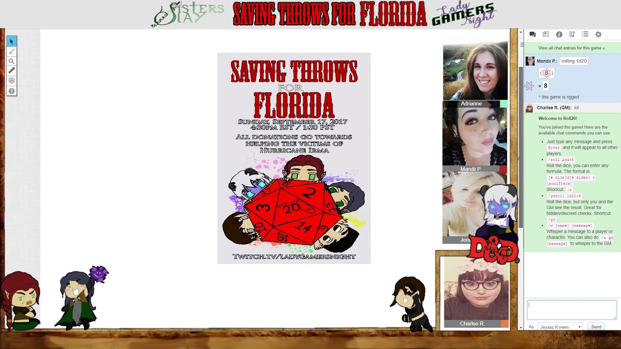 Sisters Slay Episode #4: Saving Throws For Florida (The "Origins" Edition!) - D&D NIGHT