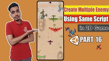 Multiple Enemy with Same Script - Plane Shooter Game Part16