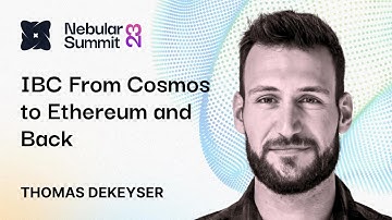 Thomas Dekeyser of Polymer Labs on IBC From Cosmos to Ethereum and Back