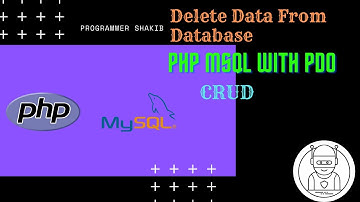 Delete Data from Database || php mysql curd with pdo advance level - coding network pro