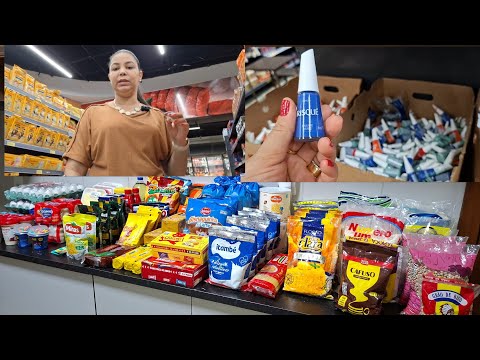 Compras do mês de mercado | gravei tudo para vocês. 