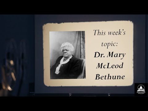 Black American Women Innovators: Mary McLeod Bethune by Majure Library of Utica - Oct. 6, 2020