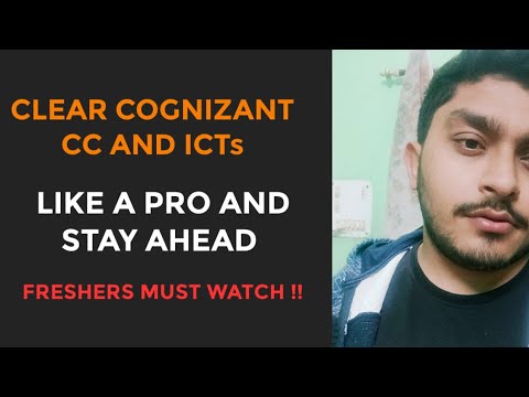 How to clear cc and ict  in cognizant internship