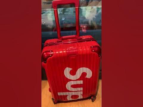 rimowa supreme luggage