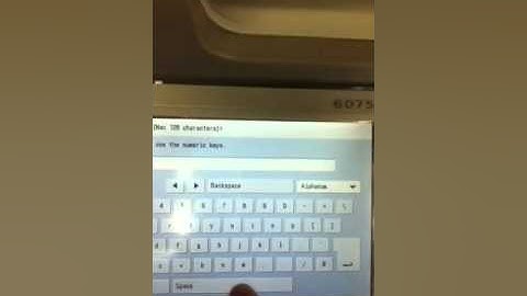 Add your email to a copier address book