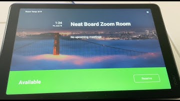 Zoom Room Scheduling Display Demo