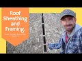 ROOF SHEATHING// POST FRAME BUILDING PART 4// HOW TO SHEET A ROOF POST FRAME