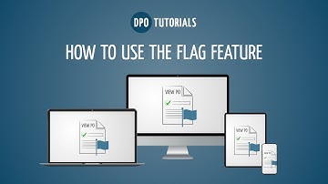 How to use the flag feature - Tutorial by Digital Purchase Order