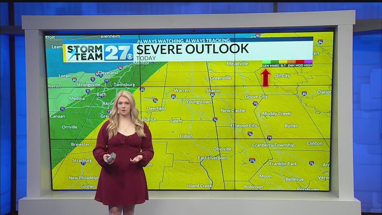 Tracking severe storms Sunday afternoon - YouTube