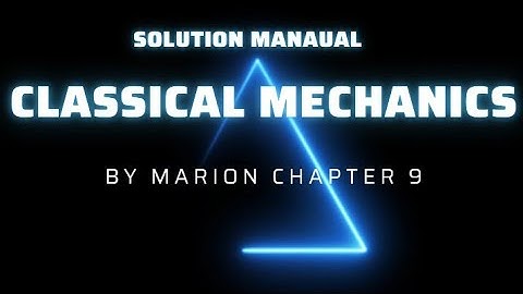 solution manual to classical dynamics of system of particles by marion