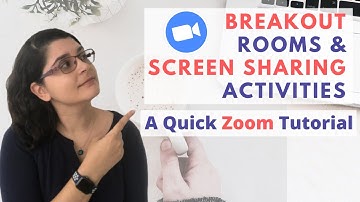 Zoom For Teachers | How To Use Zoom Breakout Rooms & Share Your Screen [And More]