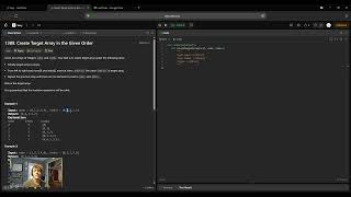 1389  Create Target Array in the Given Order (Python) Wealth