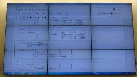 Numerical Method in Python V26 10/16/17:  Linear system