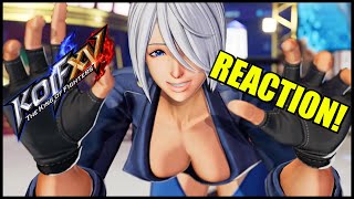 Angel Is Finally Here! KOF XV TRAILER REACTION