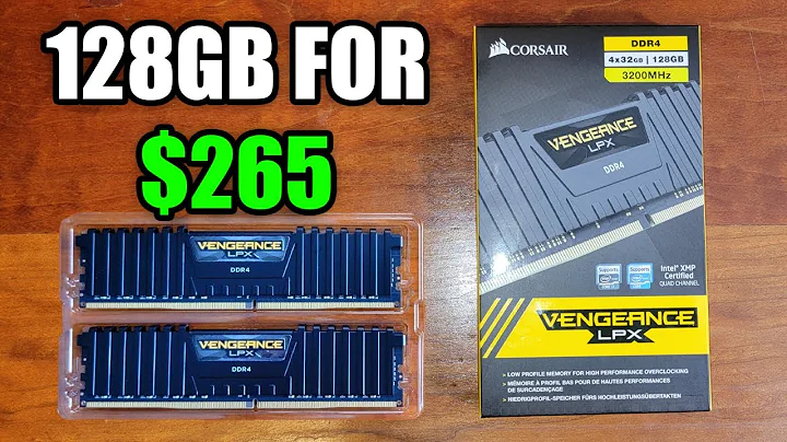 Corsair Vengeance LPX 128GB DDR4 Ram - Unboxing and Review