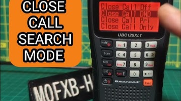 UNIDEN 125 - CLOSE CALL ONLY & MORE