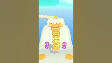 Pancake Run -3D Max Level Gameplay Walkthrough Android-iOS#shorts #pancakerungame