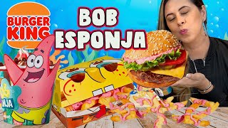 Combo Bob Esponja do Burger King Fenda do BK