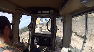 D8R dozer: Slope work