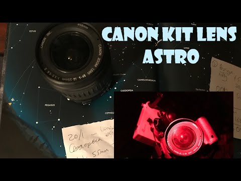 Canon 18- 55mm kit lens for Astrophotography