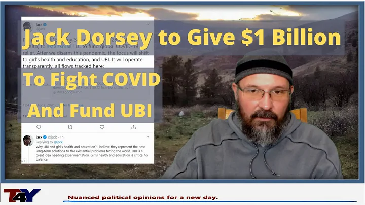 Jack Dorsey, OWNER of Twitter to Pledge $1Billon for COVID and UBI, Scott Santens and Andrew Yang???