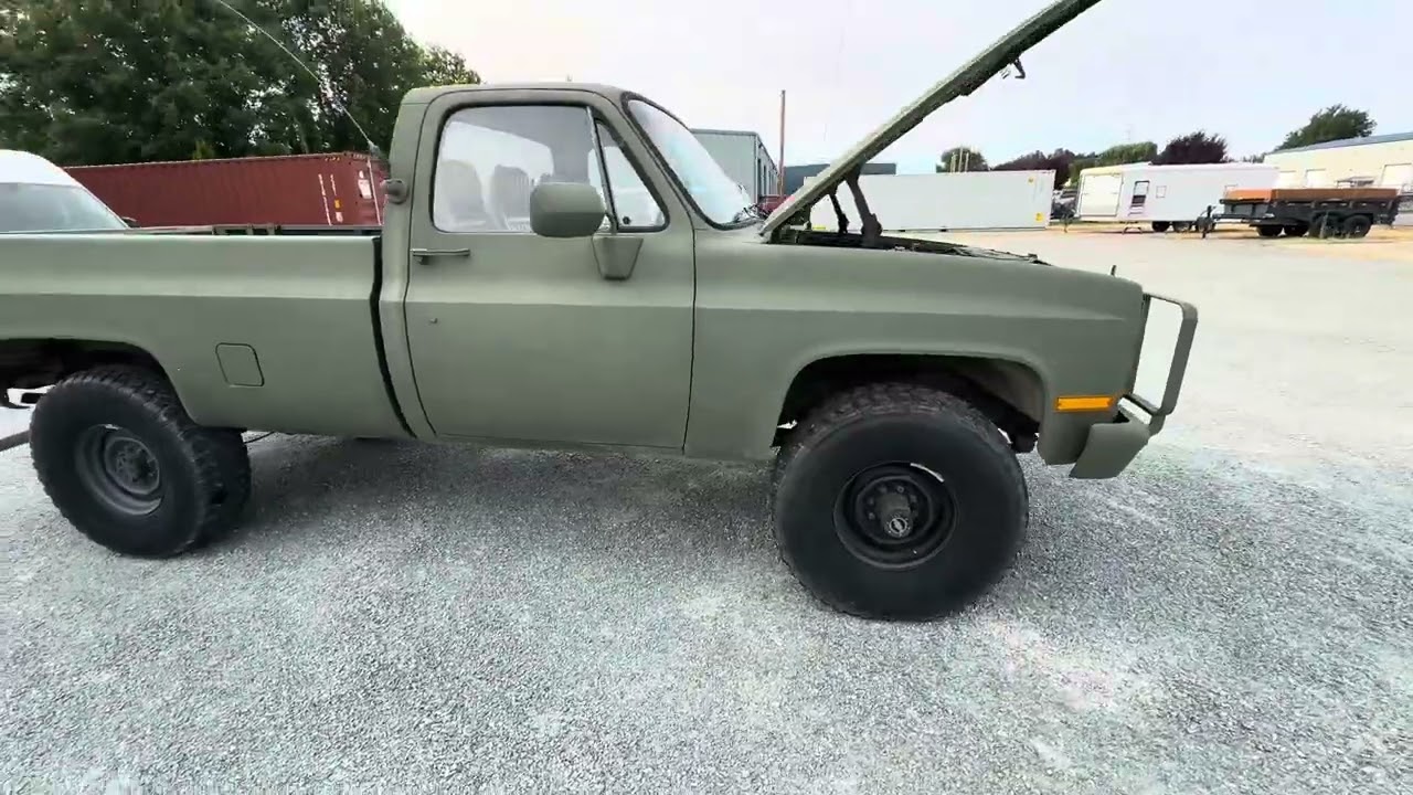 1986 M1008 CUCV walk around 