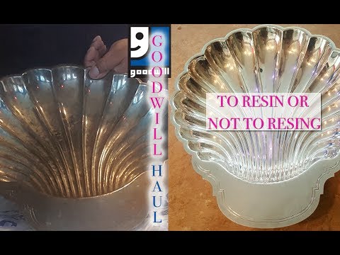 GOODWILL HAUL VINTAGE SILVER SHELL | CLEANUP AND REVEAL| MOOREGIRL'S DILEMNA