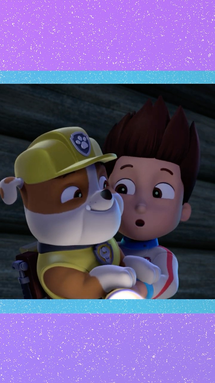 rubble sees a ghost! #shorts