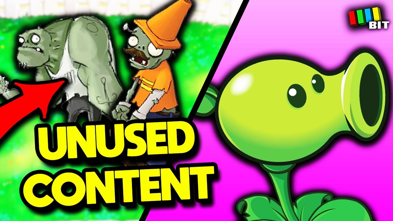 Plants vs. Zombies BETA Content & Unused Mini-Games