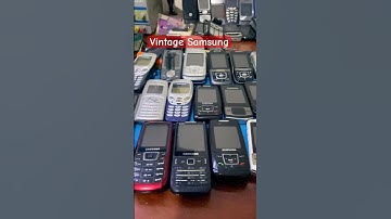 Vintage Samsung Phones 📞 #mobile #samsung #vintage #nostalgia #old #tech #reels