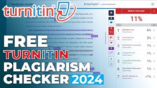 Free Turnitin Plagiarism Checker 2024