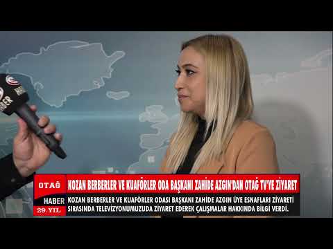 KOZAN BERBERLER VE KUAFÖRLER ODASI BAŞKANI ZAHİDE AZGIN ZİYARETİ