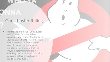 Stambovsky v  Ackley - Final Presentation