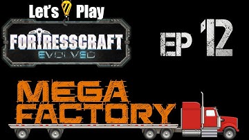 FortressCraft Evolved : Mega Factory - Ep 12 Punching Holes