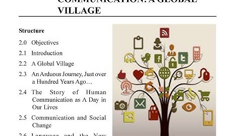 The Globalization of Communication: A Global Village / Unit -2 (part-1) {BEGAE-182}