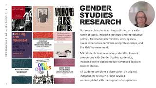 MSc Applied Gender Studies