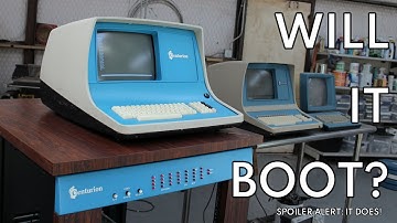 Minicomputer Part 10: Will it Boot?