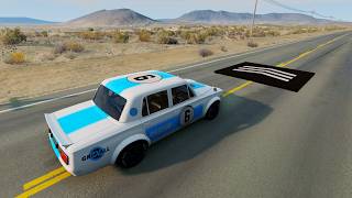 Insane Off-Road Wagon vs Speed Bump Ramp Crash Test | BeamNG.drive Extreme Crashes screenshot 3